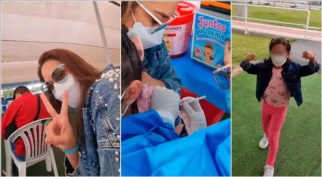 Karen Schwarz feliz de compartir que su hija Antonia por fin recibió su primera dosis contra el COVID-19. Karen Schwarz feliz de compartir que su hija Antonia por fin recibió su primera dosis contra el COVID-19.