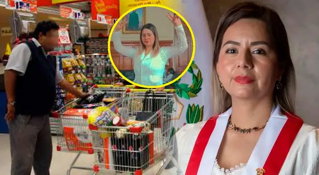 Tania Ramírez tenía en su poder productos impagos que sumaban más de 200 soles. Tania Ramírez tenía en su poder productos impagos que sumaban más de 200 soles.