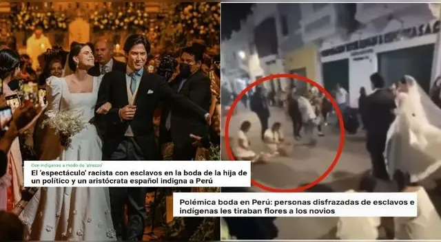 Diversos medios internacionales han comentado la boda de Belén Barnechea y Martín Cabello de los Cobos.