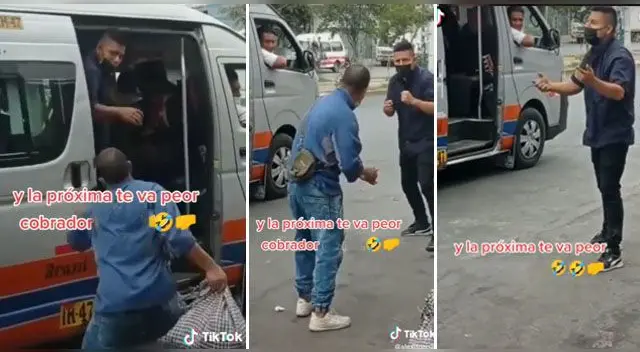 La hilarante escena no ha tardado en volverse viral en las redes sociales.