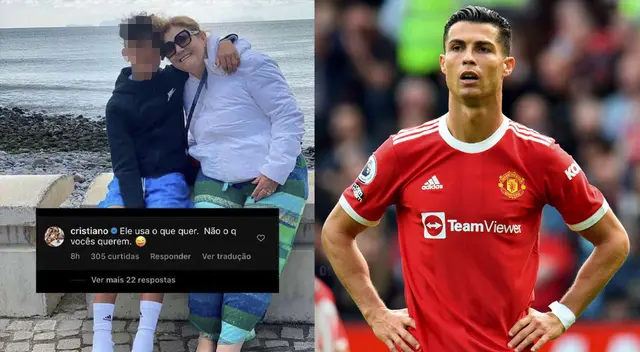 Cristiano Ronaldo sale al frente para defender a su menor hijo de las críticas.