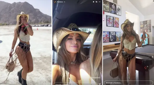 Flavia Laos sigue sorprendiendo en Coachella 2022.