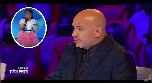 Ricardo Morán aconseja a pequeña en "Perú tiene talento".