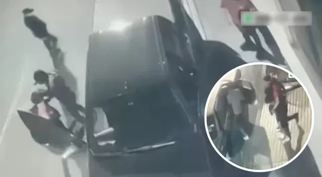 El asalto, captado por las cámaras de seguridad de la zona, ocurrió a pocas cuadras de la comisaría de Sol de Oro. El asalto, captado por las cámaras de seguridad de la zona, ocurrió a pocas cuadras de la comisaría de Sol de Oro.