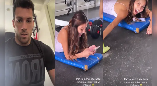 Patricio Parodi le reclama a Luciana Fuster por no hacer deporte.