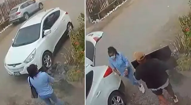 Delincuentes llegaron a bordo de una camioneta blanca Delincuentes llegaron a bordo de una camioneta blanca