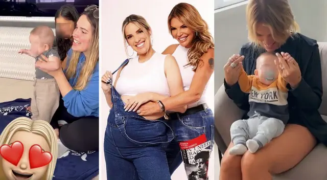 Jessica Newton celebra feliz un mes más de vida de su nieto Milan. Jessica Newton celebra feliz un mes más de vida de su nieto Milan.