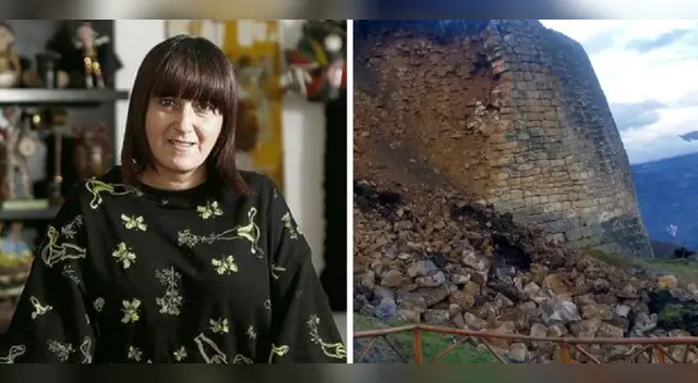 Sonaly Tuesta no teme asumir responsabilidades tras derrumbe en Kuélap.