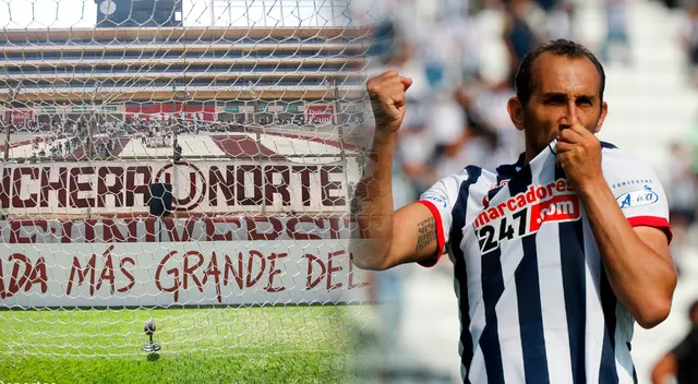 Hernán Barcos fue uno de los anotadores por parte de Alianza Lima en el clásico.