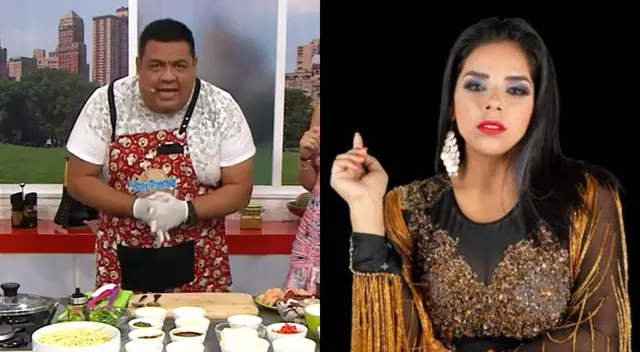 El Osito de la Gran Concha reapareció en América Hoy y se fue con todo al preguntarle a Giuliana Rengifo por qué fue a un restaurante que no es el suyo.