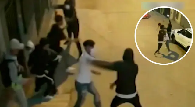 Durante la pelea, uno de los asaltantes lanza un disparo que hace huir a todos los adolescentes menos a uno, quien finalmente termina siendo asaltado por los delincuentes.