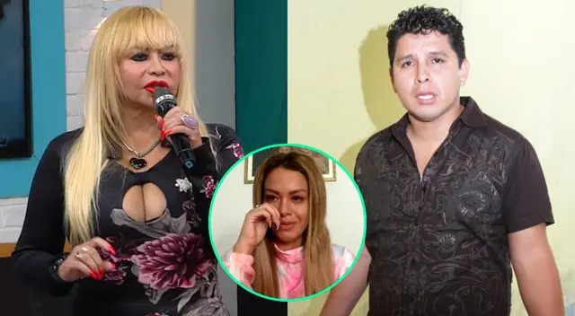 Susy Díaz le dio con palo a Néstor Villanueva.