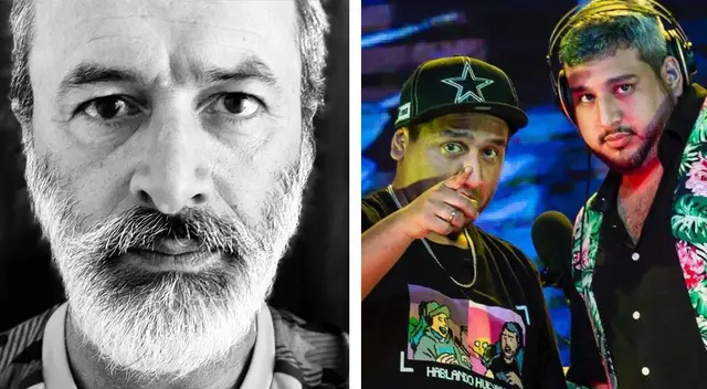 Carlos Alcántara no apoya las burlas de Jorge Luna y Ricardo Mendoza.