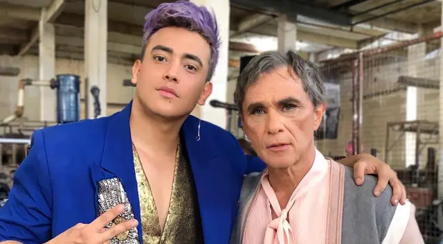 Luiggi Lomparte junto a estrella mexicana Humberto Zurita.