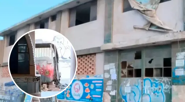 La PNP informó que el espacio se encuentra en mal estado desde hace 10 años y que han tenido que alquilar una casa de dos pisos.