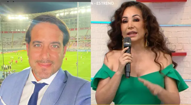 Janet Barboza le pide a Óscar del Portal que de la cara.