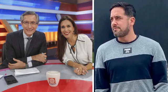 Verónica Linares y Federico Salazar tienen peculiar reacción al no presentar a Óscar del Portal.