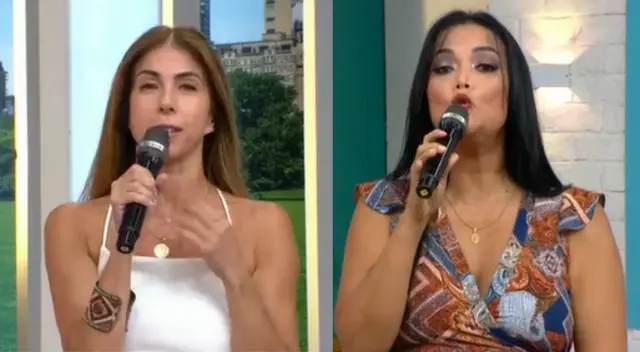 Mariella Zanetti halaga a Fiorella Cayo.