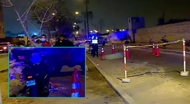 Obras de Sedapal habrían ocasionado que el fallecido pierda el control de su unidad.