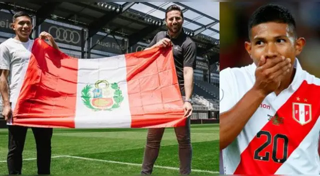 Así fue el encuentro entre Edison Flores y Claudio Pizarro.