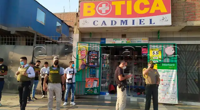 Policía frustró el asalto a una botica que también es agente bancario. Policía frustró el asalto a una botica que también es agente bancario.