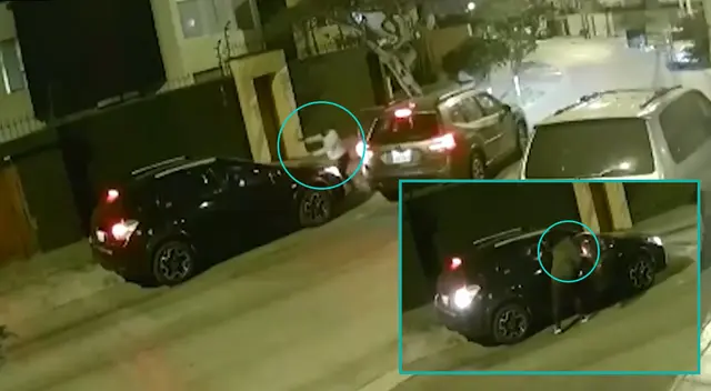 Roban camioneta del año en la calle Diego De Agüero en Surco.