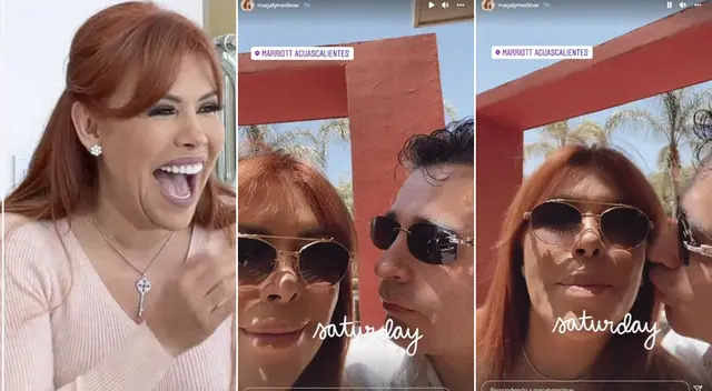 Magaly Medina y su esposo Alfredo Zambrano presumen su amor. Magaly Medina y su esposo Alfredo Zambrano presumen su amor.