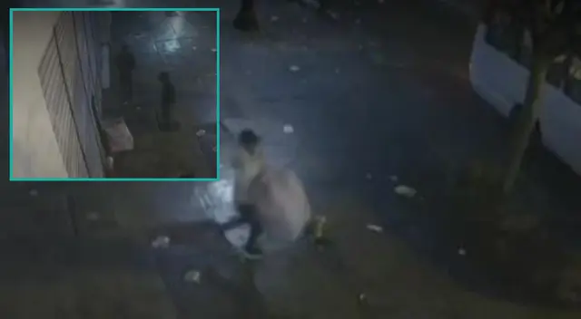 Las cámaras de seguridad captaron a los ladrones cargando pesadas bolsas y saqueando las galaerias.