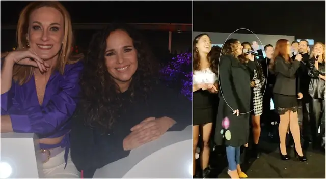 Érika Villalobos decidió salir al frente tras episodio de infidelidad de parte de Aldo Miyashiro, y asistió a evento junto a sus amigos.