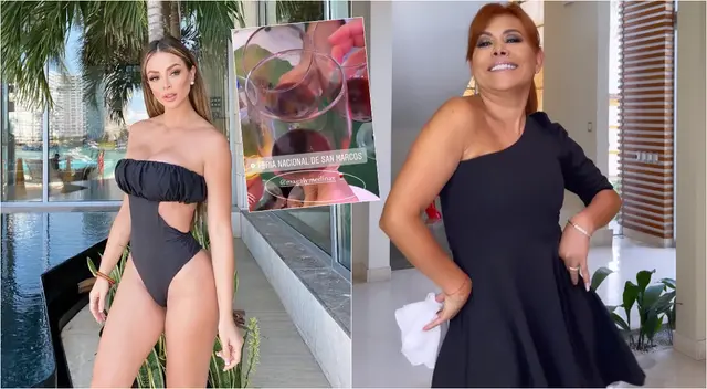 Sheyla Rojas y Magaly Medina se encuentran en México.