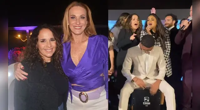 Érika Villalobos decidió salir al frente tras episodio de infidelidad de parte de Aldo Miyashiro, y asistió a evento junto a sus amigos.