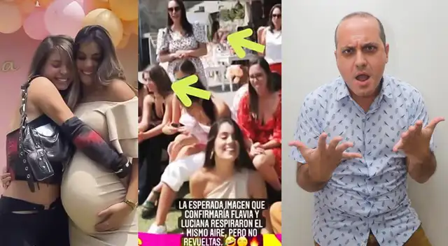 Metiche sobre foto de Luciana Fuster y Flavia Laos juntas en baby shower Metiche sobre foto de Luciana Fuster y Flavia Laos juntas en baby shower