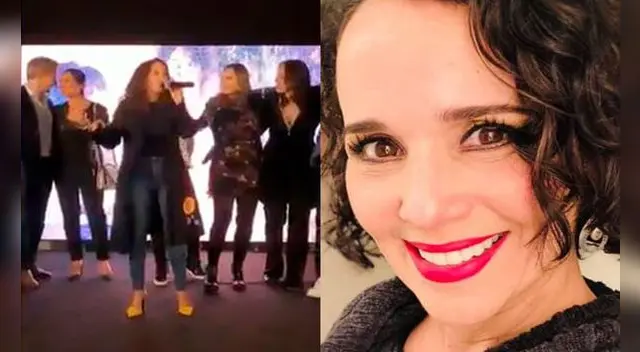 Érika Villalobos explica por qué cantó determinado tema. Érika Villalobos explica por qué cantó determinado tema.