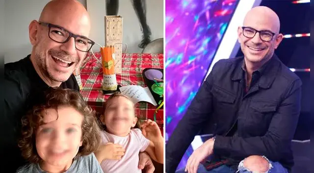 Ricardo Morán emocionado por cumpleaños de sus hijos.