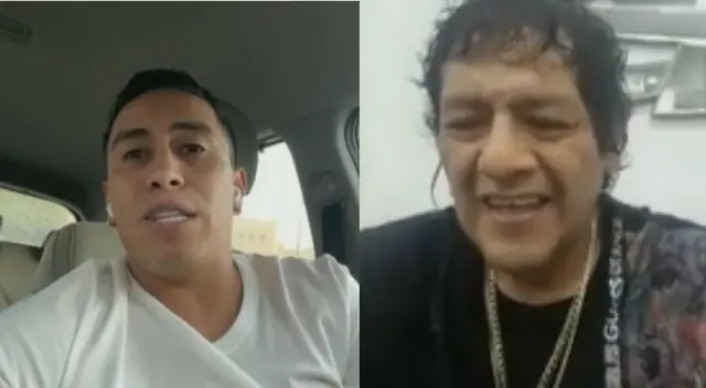 Toño Centella sorprende a Christian Cueva. Toño Centella sorprende a Christian Cueva.