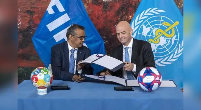 La FIFA y la Organización Mundial de la Salud (OMS) van de la mano.