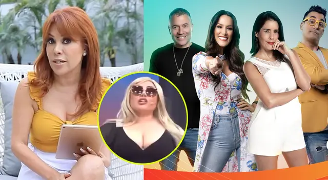Magaly Medina contra Arriba Mi Gente por prometer a Sheyla Rojas como conductora Magaly Medina contra Arriba Mi Gente por prometer a Sheyla Rojas como conductora