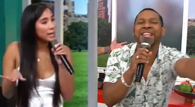 La hija de Melissa Klug, Samahara Lobatón, llegó al set de América Hoy y fue cuestionada si había sufrido una infidelidad.