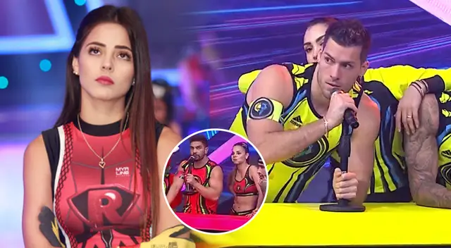 Luciana Fuster y su peculiar reacción en Esto es Guerra. Luciana Fuster y su peculiar reacción en Esto es Guerra.