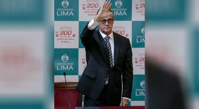 Jorge Muñoz, se volvió a pronunciar tras ser vacado de la alcaldía de Lima.