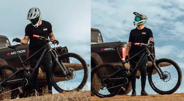 El chico reality Hugo García regresó con todo al deporte extremo al lado de sus amigos.