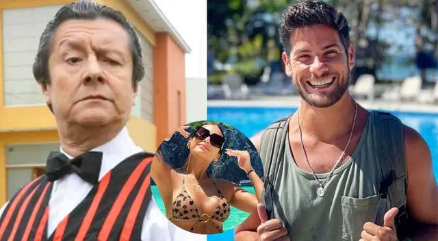 Adolfo Chuiman desea felicidad a Andrés Wiese con Janick Maceta Adolfo Chuiman desea felicidad a Andrés Wiese con Janick Maceta