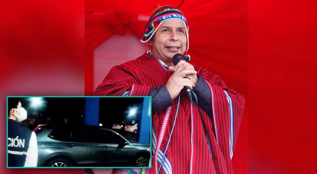 Pedro Castillo llegó al Perú en auto para no ser vacado de la presidencia.