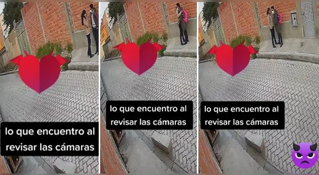 La singular escena se ha vuelto viral en las redes. La singular escena se ha vuelto viral en las redes.