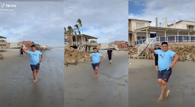 El video va teniendo miles de comentarios pues el señor la rompió con sus pasitos de baile.