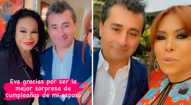 Magaly Medina contrató a Eva Ayllón para el cumple de su esposo. Magaly Medina contrató a Eva Ayllón para el cumple de su esposo.