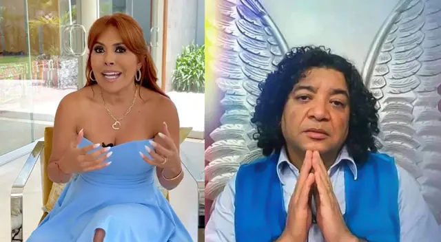 Magaly Medina encara a Carlos Vílchez y revela cómo evitó el cómico ser ampayado.