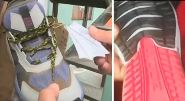 Durante la diligencia se logró incautar 180 sacos de zapatillas en proceso de fabricación, en Puente Piedra; mientras que, en Carabayllo, solo se halló 30 finales. Durante la diligencia se logró incautar 180 sacos de zapatillas en proceso de fabricación, en Puente Piedra; mientras que, en Carabayllo, solo se halló 30 finales.