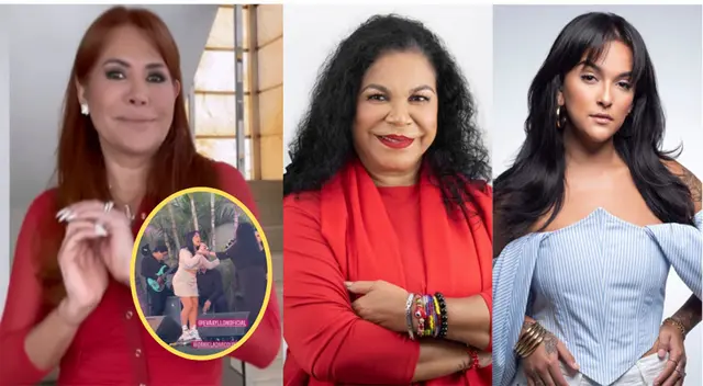 Magaly Medina 'echa flores' a Eva Ayllón y Daniela Darcourt. Magaly Medina 'echa flores' a Eva Ayllón y Daniela Darcourt.