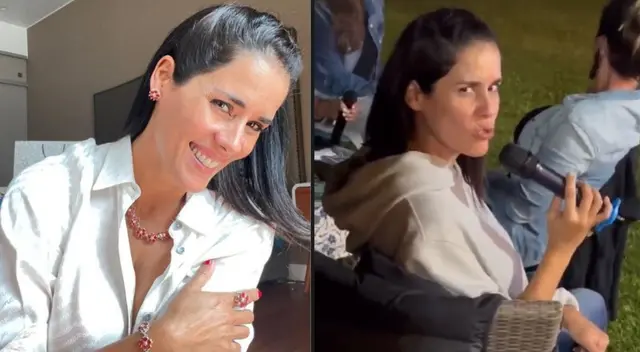 Gianella Neyra realiza fiesta de cumple con karaoke
